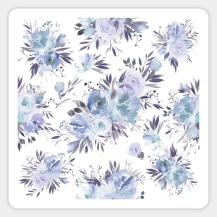 Winter Floral Sticker